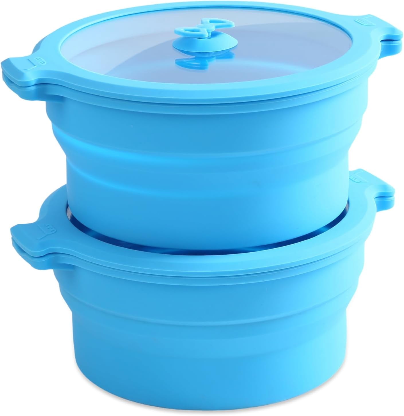 Collapsible Silicone Microwave Cookware Cooker Steamer for Cooking with ...