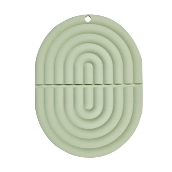 Collapsible Silicone Placemat for Home Dining Table Heat Resistant Non Slip Food Grade Easy Clean Travel Mat One Size A