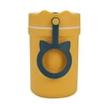 thumbnail image 1 of Collapsible Silicone Travel Mug 10oz, 2-in-1 Design with Detachable Straw & Carabiner Clip for Hiking, 1 of 7