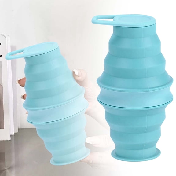 Collapsible Silicone Travel Water Bottle Portable Folding Sports Cup for Outdoor Cycling Fitness Leak Proof Design