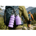 thumbnail image 1 of Collapsible Silicone Water Bottle, 17oz Reusable Foldable Travel Water Bottle for Camping, Hiking & Daily Use, 1 of 7
