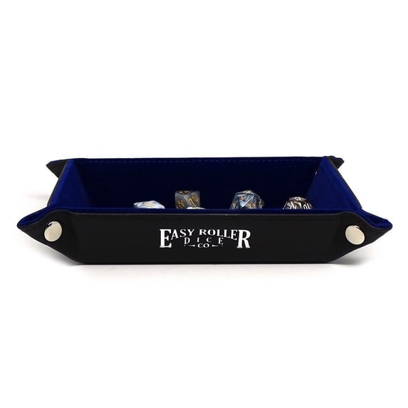 Collapsible Snap Dice Tray - Blue Interior