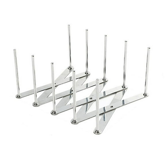 Collapsible Stainless Steel Dish Rack: Space-Saving Kitchen Organizer!