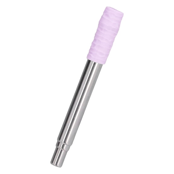Collapsible Stainless Steel Drinking Straw with Portable PP Case (Lavender)