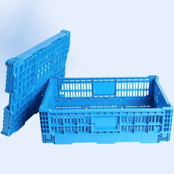 Collapsible Storage Bin ContainerTransfer Box, Crate for Transit Storage