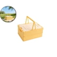 thumbnail image 1 of Collapsible Storage Crate, Foldable Plastic Basket with Lid and Handle, Foldable Storage Box Crate Bin for Home Kitchen Office Bathroom Bedroom Pantry, 1 of 6
