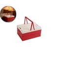thumbnail image 1 of Collapsible Storage Crate, Foldable Plastic Basket with Lid and Handle, Foldable Storage Box Crate Bin for Home Kitchen Office Bathroom Bedroom Pantry, 1 of 6