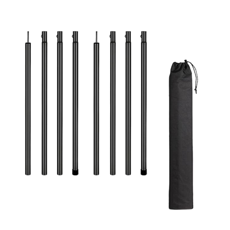 サバティカル　UprightPole 160-180 AL ブラック Collapsible Tent Poles Canopy Pole Awning Support Bar Height