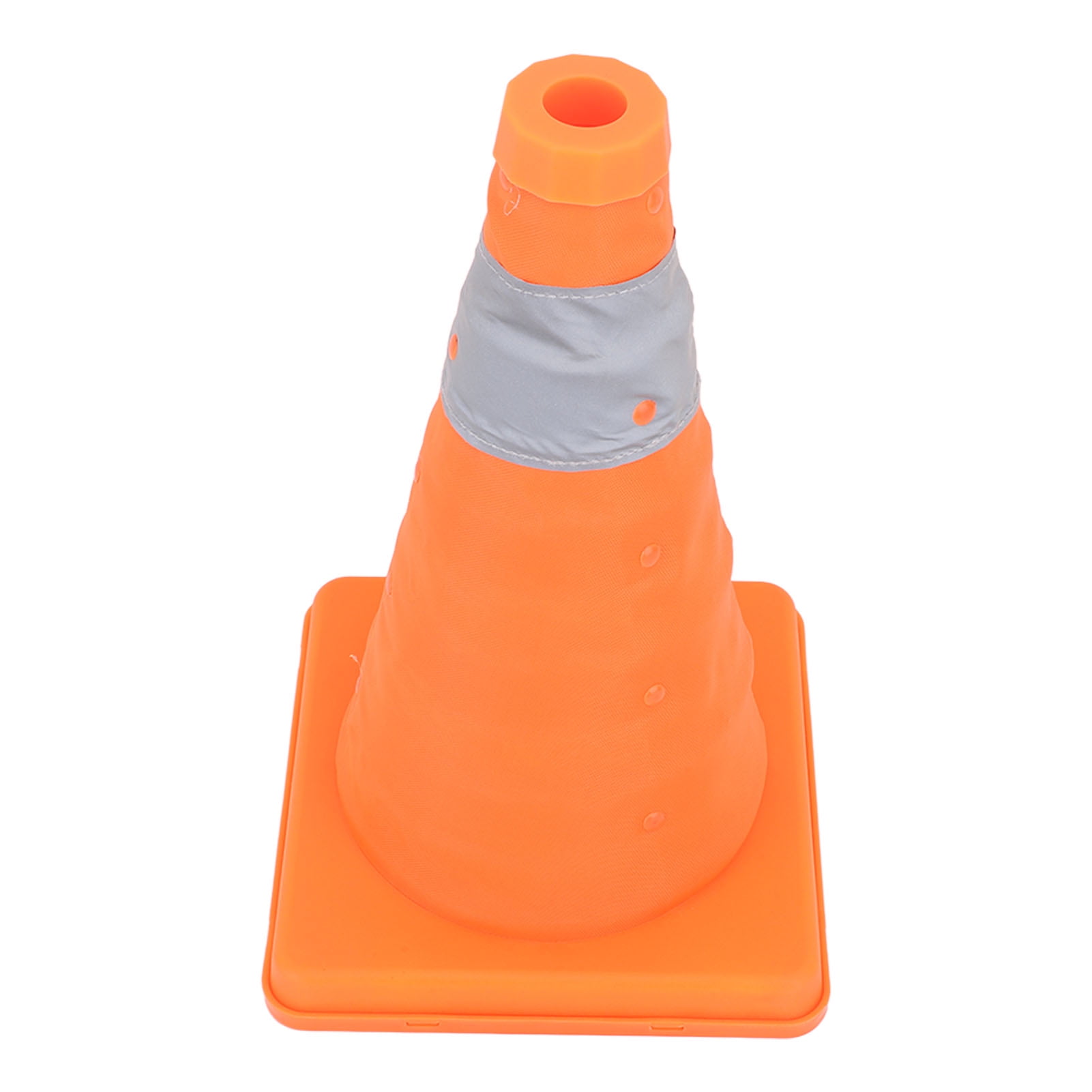 Collapsible Traffic Safety Cones Reinforced Base Folding Foldable Reflective Traffic Cones 30cm