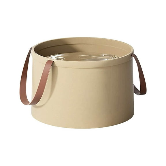 Collapsible Travel Basin Portable Foldable Bucket With Handle For Outdoor Camping Hiking Fishing Foot Soaks Multiple Use Durable Leakproof Wash Basin