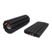 Collapsible Travel Foam Roller (Smooth) - Medium Density - Midnight (by Brazyn)