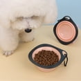 thumbnail image 1 of Collapsible Travel Pet Bowl for Small Dogs and Cats with Clip Hook – Portable Folding Water and Food Dish for Walking, Hiking, Camping, 1 of 7