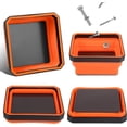 Collapsible Tray Set, 4 Pack Version Tool Trays for Screw Nuts Washers ...