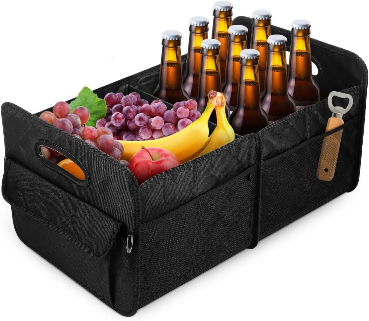 Collapsible Trunk Organizer - Multi-Compartment Storage Box for Suv ...