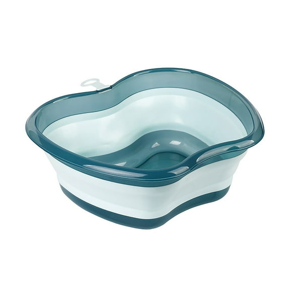 Collapsible Tub Wash Basin Laundry Tub Collapsible Laundry Baskets Foldable Dish Tub Collapsible Wash Basin Plastic Washtub Space Saving Storage Container for Dishing,Camping,Laundry,Blue(9.8"x3.5")