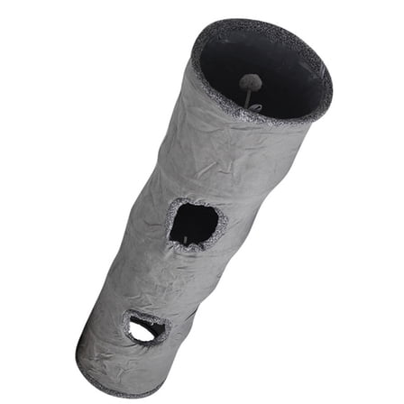 Tunnel Spring Tube Canes Tunnels Plush Foldable Toy Relieve Boredom for Indoor Kitten Rabbits Puppies