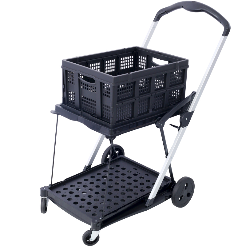 Collapsible Utility Cart Multi Use Functional Collapsible Shopping