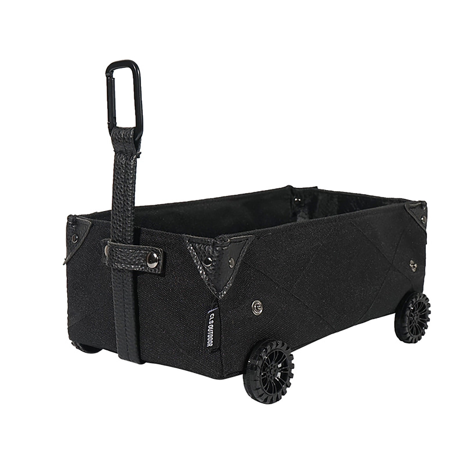 Collapsible Wagon Cart Foldable with 220lbs Weight Capacity, Utility