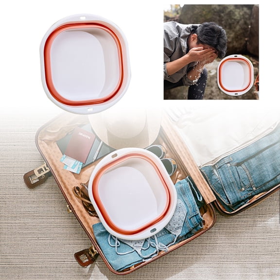 Collapsible Wash Basin - Large Portable Sink for Camping, Dishes & Laundry - Space Saving Foldable Design with High Capacity - Multi-Use for Home, Travel & Outdoor Adventures