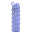 thumbnail image 1 of Collapsible Water Bottle, Foldable Cup, Portable Leak-Proof Silicone Sports Travel Outdoor Bottle with Lid, 1 of 2