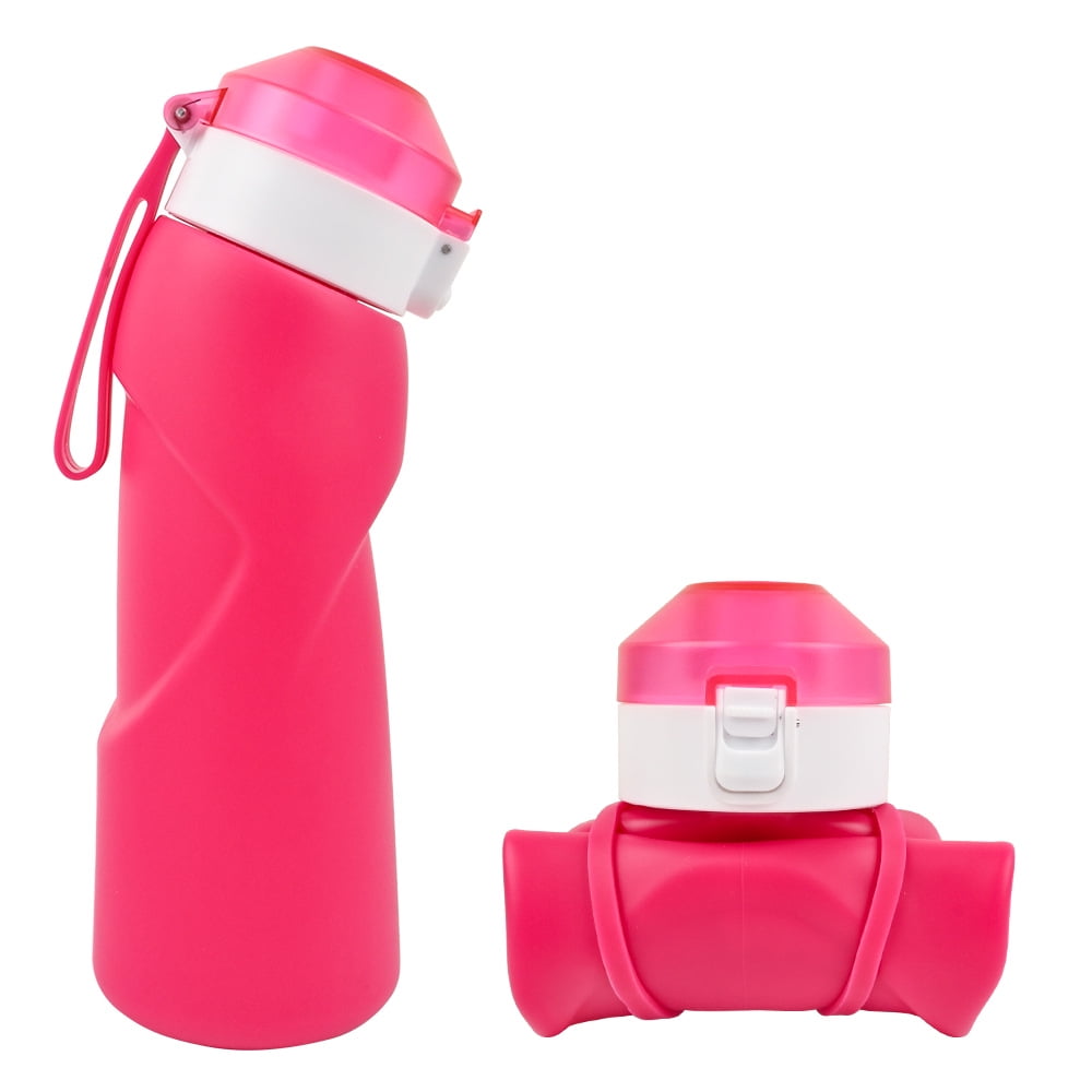 Collapsible Water Bottles Travel water bottle Sports Portable Sport Water Bottle Reusable Water Bottles  700ml silicone Water-proof camping water bottle