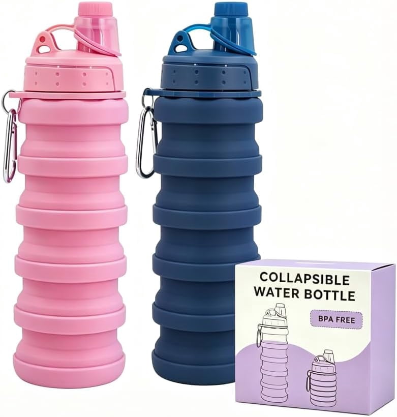 Collapsible Water Bottles Travel water bottle Sports Portable Sport ...