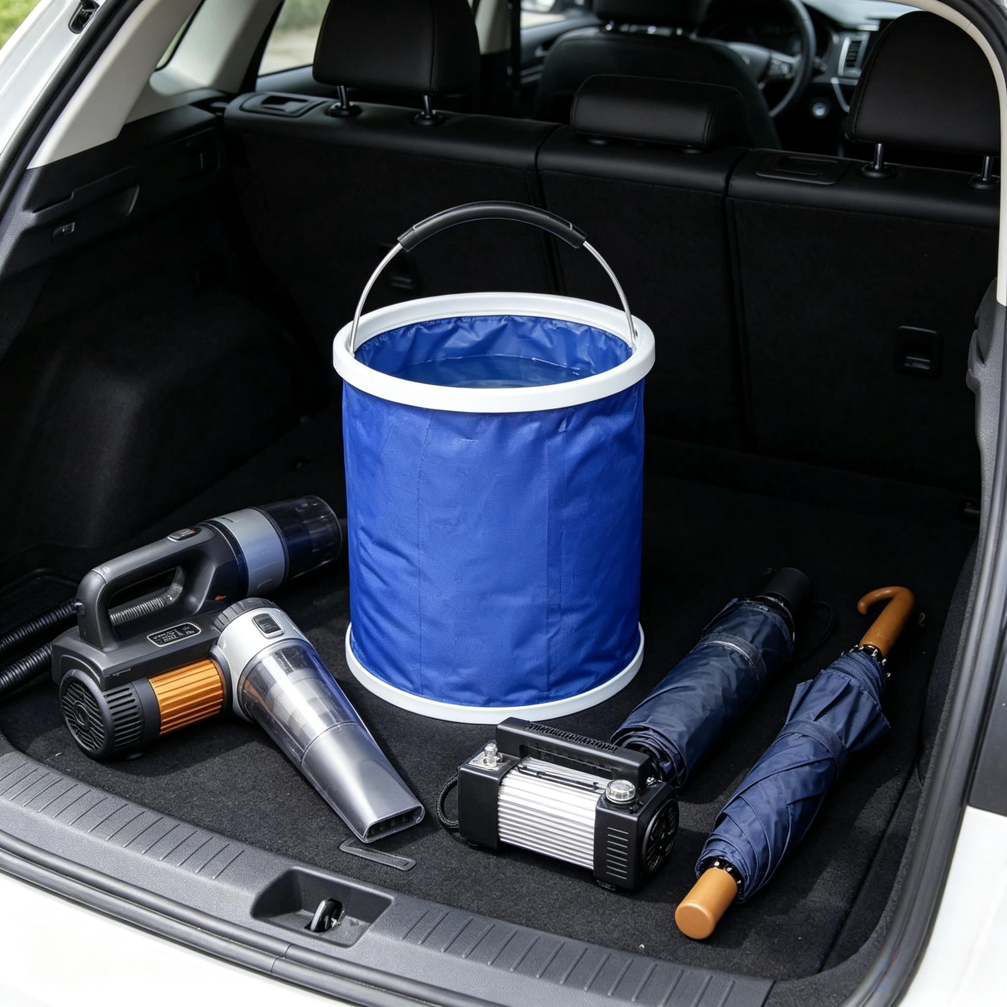 Collapsible Water Bucket, Portable Foldable Bucket for Car Washing ...