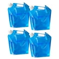 thumbnail image 1 of Collapsible Water Container Bag, BPA Free Food Grade Clear Plastic Storage Jug for Sport Camping Riding Mountaineer,Freezable,Food Grade ( 4-pack), 1 of 5