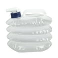 Collapsible Water Container with Spigot Portable Water Storage Jug Tank ...