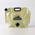 thumbnail image 1 of Collapsible Water Storage Bag - BPA Free Portable Jug with Spigot for Camping, Emergency Kit & Outdoor Activities, Leakproof Foldable Water Container Clearance, 1 of 9