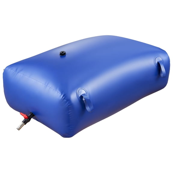 Collapsible Water Storage Bladder 87.2 Gal Water Bag, Durable 1000D PVC Soft Tank for Camping RV Garden Irrigation Emergency