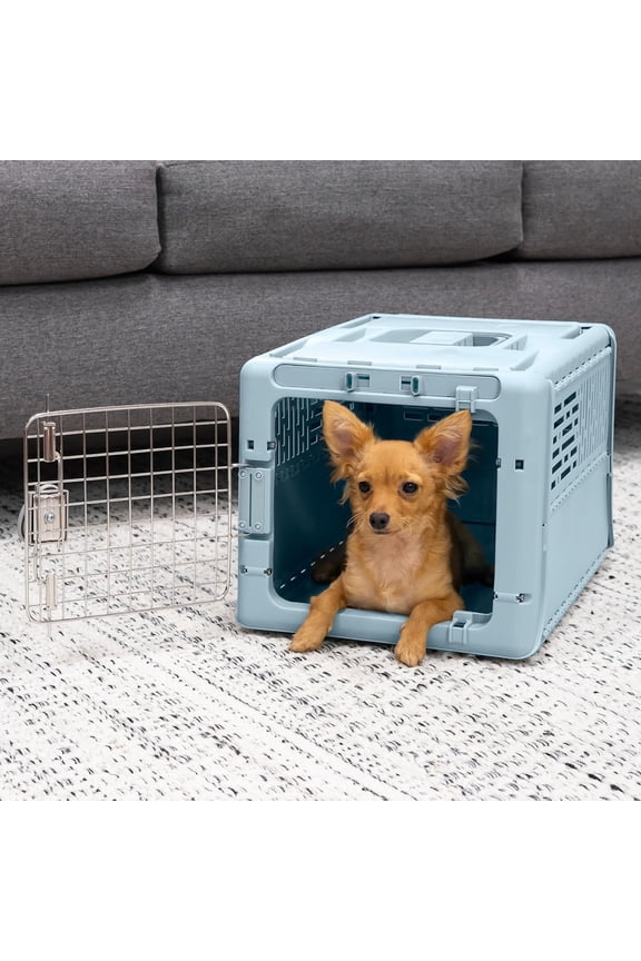 Collapsible X-Small Pet Travel Carrier (Blue)