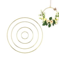 Collar 20cm Metal Rings for Wall Hanging DIY Lace Wedding Garland Decoration Gold(1Pcs) NCHKUN