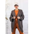 thumbnail image 1 of Collar Button Closure Oversized Cardigan, 1 of 10