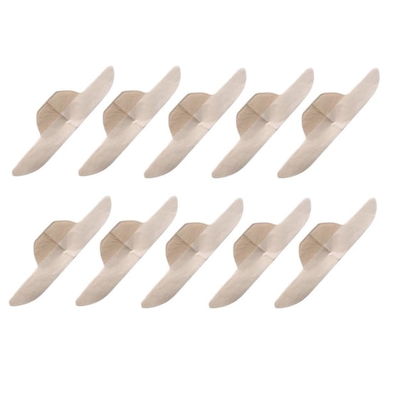 Collar Liner Pads (10-Pack, Disposable, Adhesive) - Protect Against Sweat & Stains