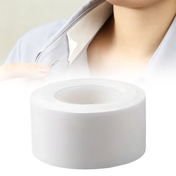 Collar Protector for Shirts, 9.84ft Self-Adhesive Shirt Collar Protector Sweat Pads Hat Protector Disposable Shirt Collar Protector Neck Tape for Invisible Liner for Men Women Against Sweat Stains