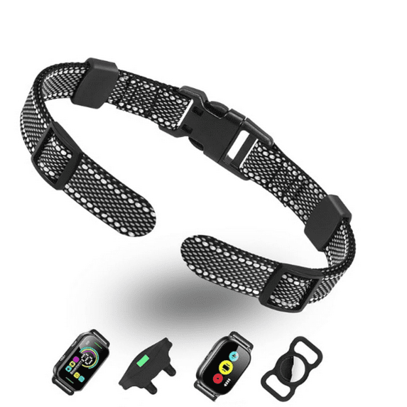 Collar Replacement Strap, Replacement Collar for Shock Bark Receiver, Reflective Adjustable Dog Nylon E Collar Straps for Small Medium Large Dogs