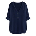 thumbnail image 1 of Collar Shirts for Women Summer Work Casual Shirt Gauze Shirt for Women Yoga Shirt Gauze Tunic Tops for Women Womens Workout Tops Gauze Shirts Casual Tops for Women Everyday Summer Wear, 1 of 9