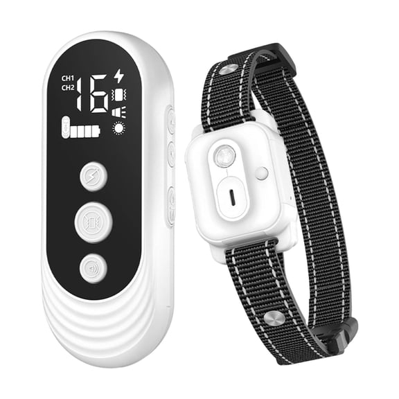 Collar with Remote, Waterproof Dog Collar, Rechargeable, Small to Medium Canine, Anti Barking, Quick Release Buckle, Reflective, 1 Pc