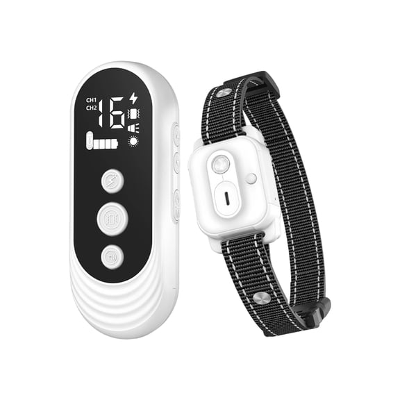 Collar with Remote, Waterproof Dog Collar, Rechargeable, Small to Medium Canine, Anti Barking, Quick Release Buckle, Reflective, 1 Pc
