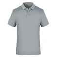 thumbnail image 1 of Collared Henley High Neck Tops for Children Boy Girl Summer Fall Short Sleeve Loose Fit Sport Athletic Running Quick Dry Basic Tops Blouses Shirts Child 2026 5 Years, 1 of 5