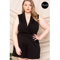 thumbnail image 1 of Collared Neck Plus Size Romper 1XL, 1 of 9
