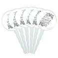 thumbnail image 1 of Collect Beautiful Moments Sketch Cupcake Picks Toppers Decoration Set of 6, 1 of 7
