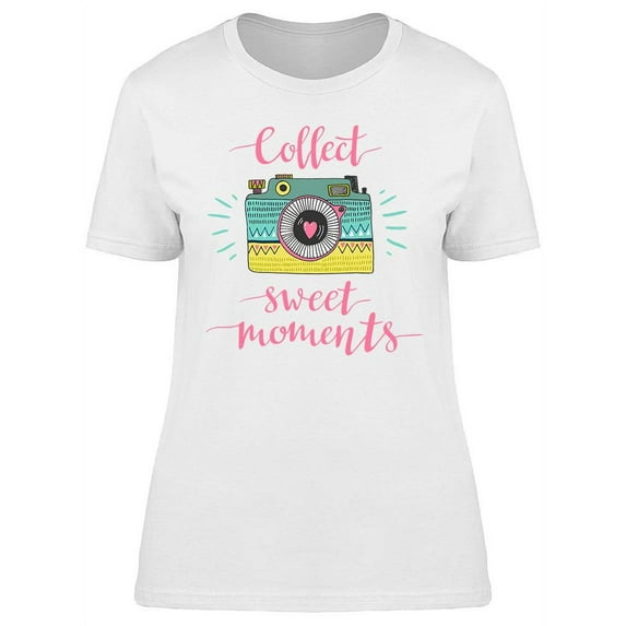 Collect Sweet Moments Design T-Shirt Women -Image by Shutterstock, Female Large