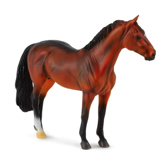 Collecta Hanoverian Stallion Bay Multi-colored, 5.7"L x 4.7"H