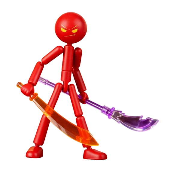 Collectable Action Figures Set 7 Stop Motion Figures Movable Robot Full Body Mechanical Doll Birthday Gifts