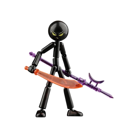 Collectable Action Figures Set With 7 Weaponss Stop Motion Figures Multi-Jointeds Movable Robot Fulls Body Mechanical