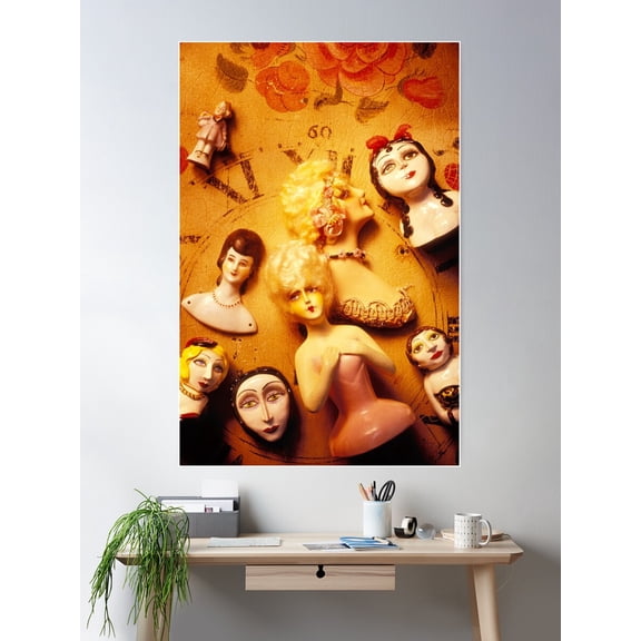 Collectable Dolls Poster Wall Art, Modern Wall Decor For Living Room Bedroom, 16x24 UNFRAMED