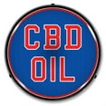 thumbnail image 1 of Collectable Sign and Clock CBD OIL LED Lighted Premium Sign, 1 of 3
