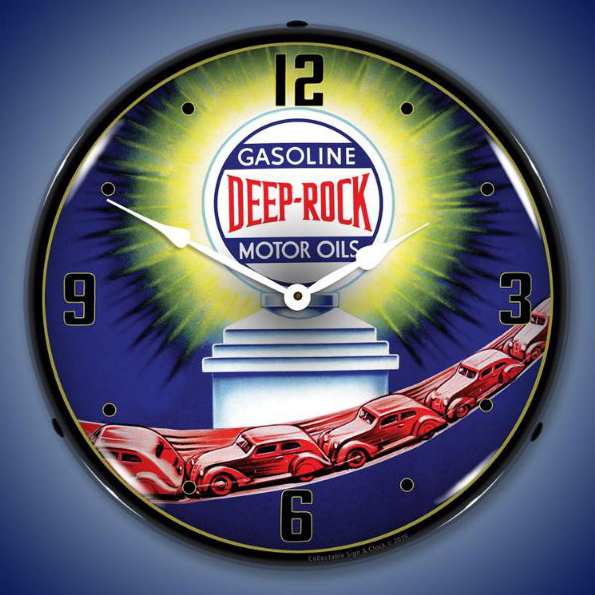 Collectable Sign and Clock Deep Rock 2 LED Lighted Premium Wall Clock ...